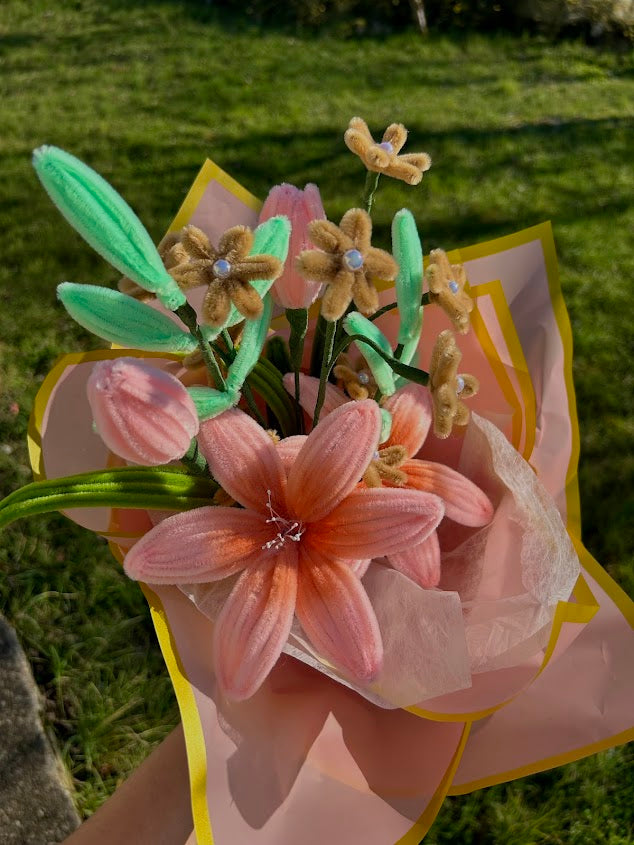 Douceur Printanière – Rose & Vert Clair