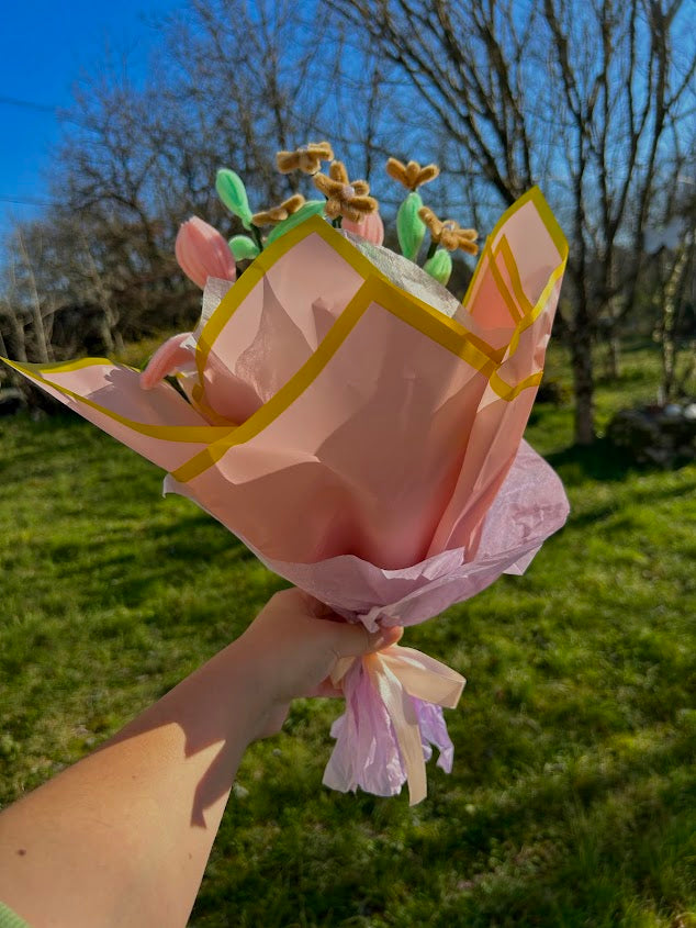 Douceur Printanière – Rose & Vert Clair